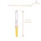 BEADNOVA Seam Ripper 4pcs Stitch Eraser Thread Cutter Small Clothes Tag Remover Seam Rippers for Sewing Crafting Thread Removing (4 Colors)
